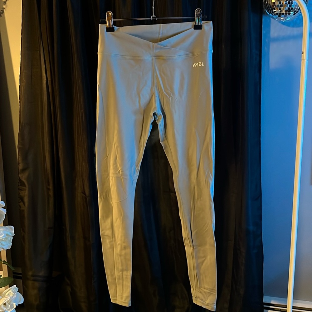 Light Green AYBL Crossover Leggings 138